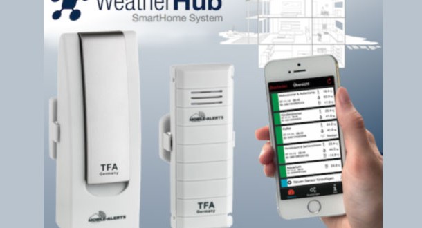 Ein Starterkit besteht aus Gateway und Temperatursensor